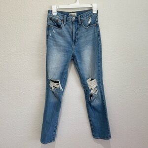 Madewell Women's Size 26 The Perfect Vintage Jean in Denman Wash Boho Casual